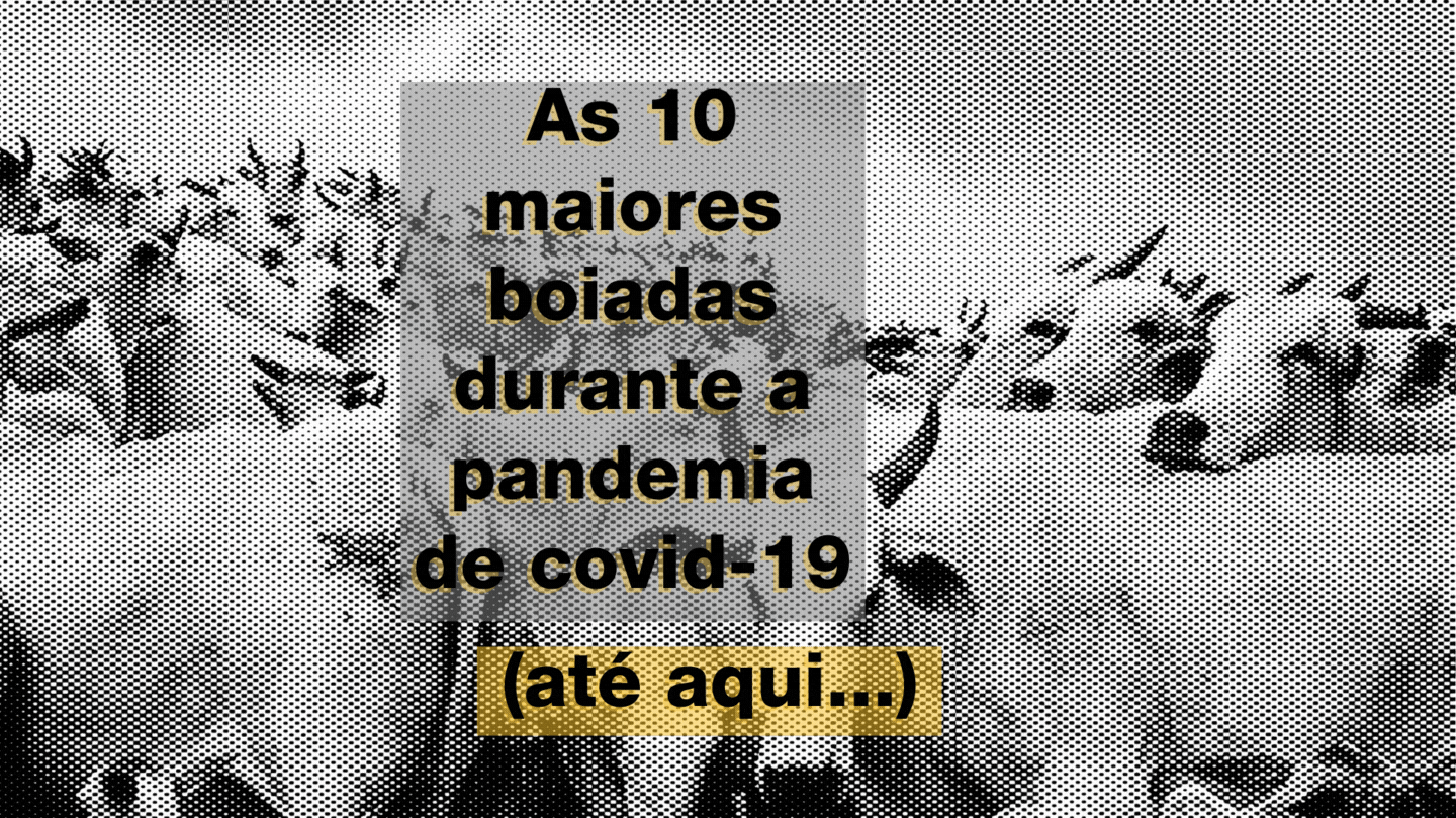 As dez maiores boiadas da pandemia